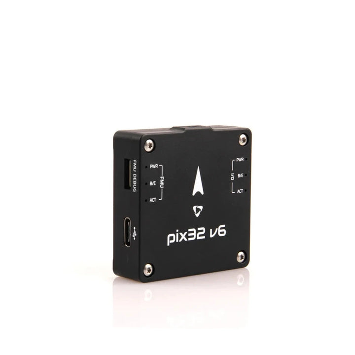 Holybro Pixhawk 6 (PIX32 V6) Flight Controller — FMU v6, PX4 & ArduPilot, Standard & Mini Baseboard, PM02, M9N/M10 GPS Bundles