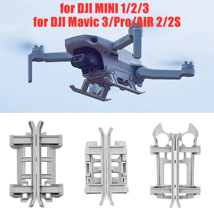 Foldable Landing Gear for DJI Mavic Mini 1/2/3/Air 2/2S/Pro Support Leg Height Extender Stand Mount Protector Drone Accessory