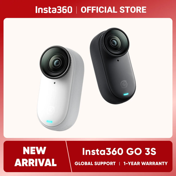 Insta360 GO 3S – 4K Tiny Camera, Portable and Versatile, Hands-Free, POV, Mount Anywhere, Stabilization