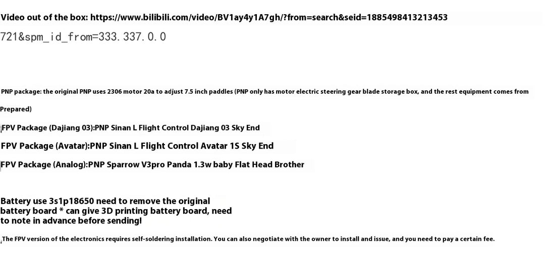 White Fixed Wing Fpv Carrier 1050mm Portable Quick Disassembly Novice Drop Resistant Long Endurance