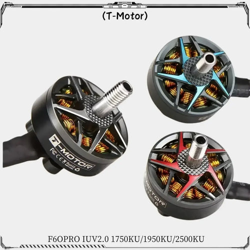 T-Motor 2025 New F60 Pro IV V2.0 1750KV 1950KV 2550KV 4-6S Brushless Motor for RC Drone FPV Racing