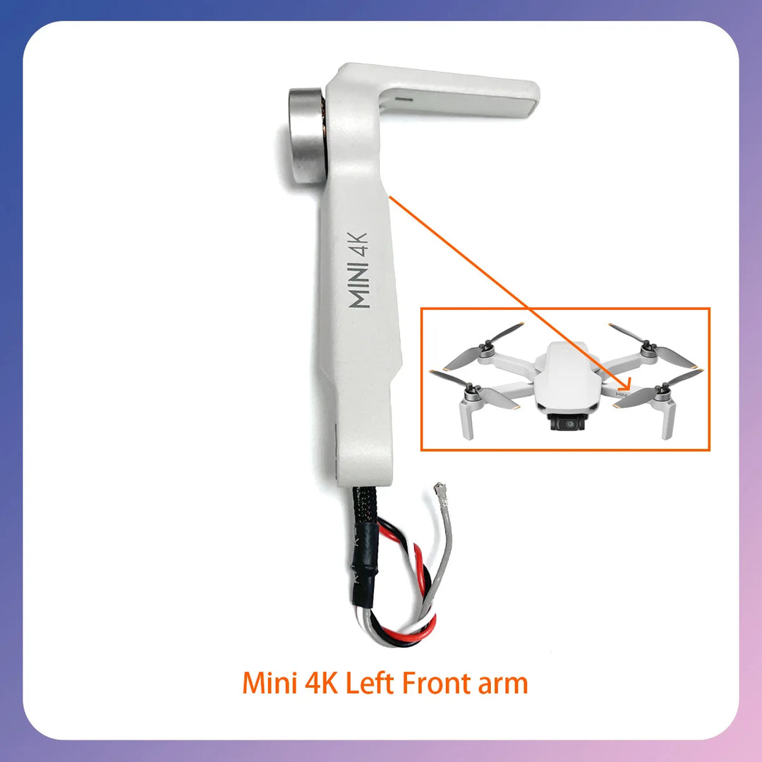 DJI Mini 4K Arm Rotation Repair Parts — Front / Rear, Left / Right, Full Set