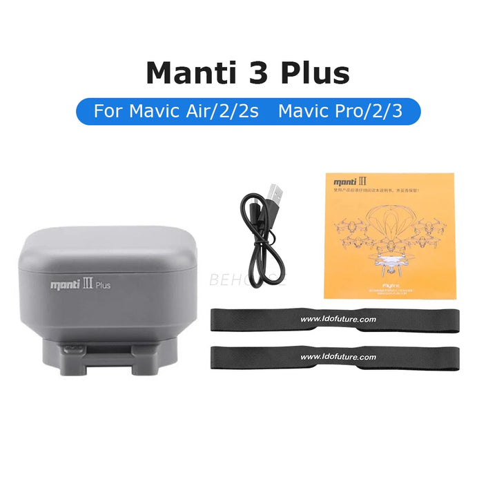 Manti 3 / 3 Plus Reusable Drone Parachute — DJI Mavic 3, Air 2S, Phantom 4