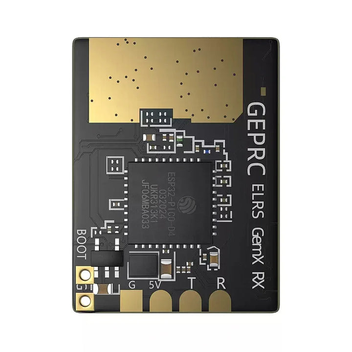 GEPRC ELRS GemX Gemini Dual-Band Receiver — 915MHz + 2.4GHz, LR1121, TCXO, 1000Hz, 100mW TLM, 1.7g, for FPV Drones