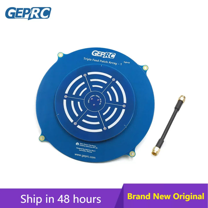 GEPRC Triple Feed Patch Array 5.8G 14DBI Circular Polarized FPV Antenna Compatible RHCP LHCP for RC Drone