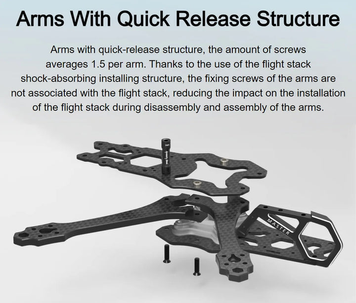 SpeedyBee Master 5 V2 5" FPV Drone - DJI O3 Air Unit F405 V3 2306 1900KV 6S