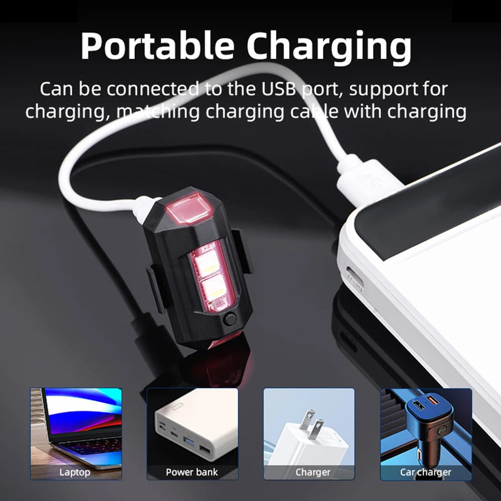 Mini Drone Strobe Light - 6-Color Anti-Collision LED for DJI NEO/Mini 4 Pro/Mavic 3