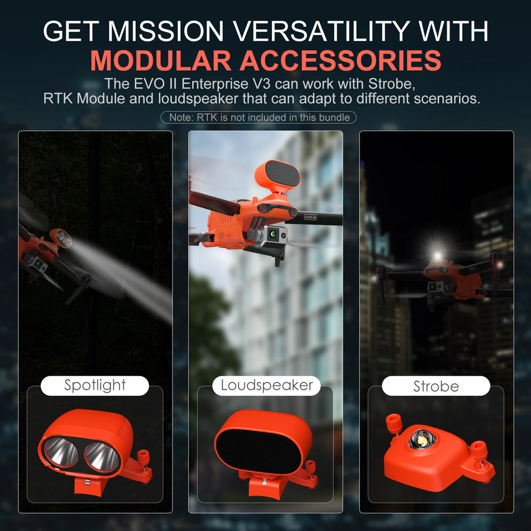 Autel Robotics EVO II Dual 640T Enterprise V3 — Thermal + 6K, 38-Min, 10km, 4GNSS
