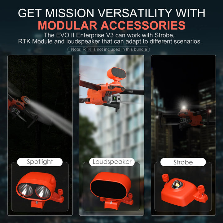 Autel Robotics EVO II Dual 640T Enterprise V3 — Thermal + 6K, 38-Min, 10km, 4GNSS
