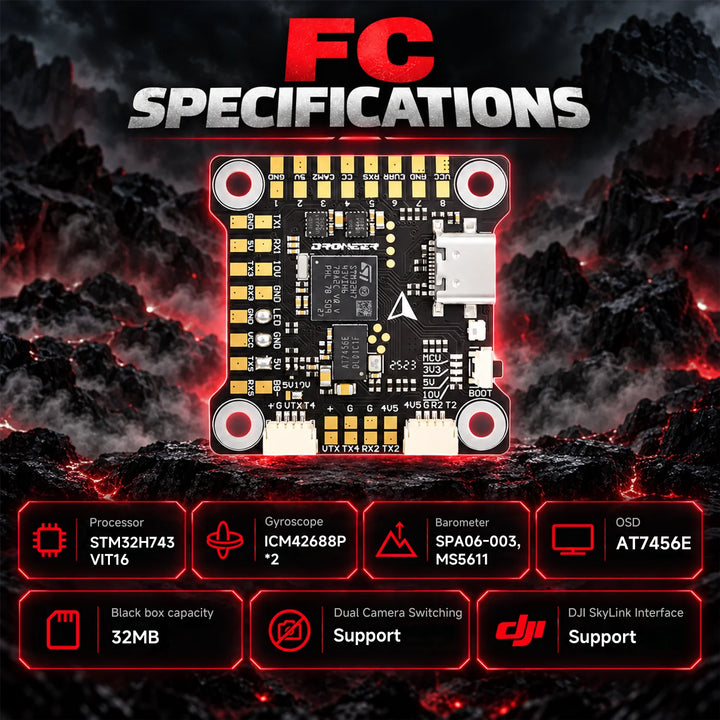 Droneer X701 7-Inch PNP FPV Drone | H743, GPS & 6S
