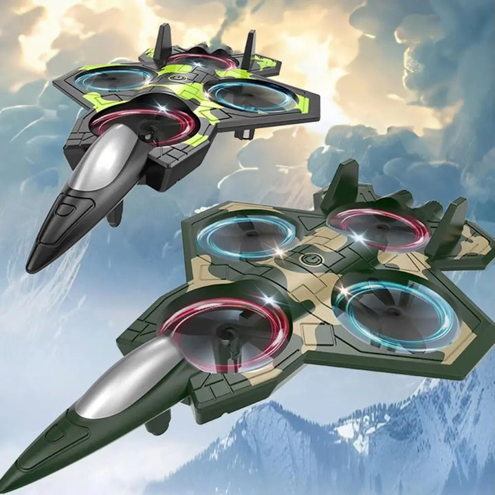 RC Foam Fighter Drone - Gravity Sensing Glider Helicopter Toy