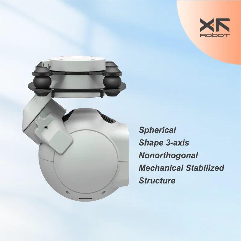 XF-D-80N 4K 40X Hybrid Zoom 3-Axis Night Gimbal Camera — UAV Pod Payload