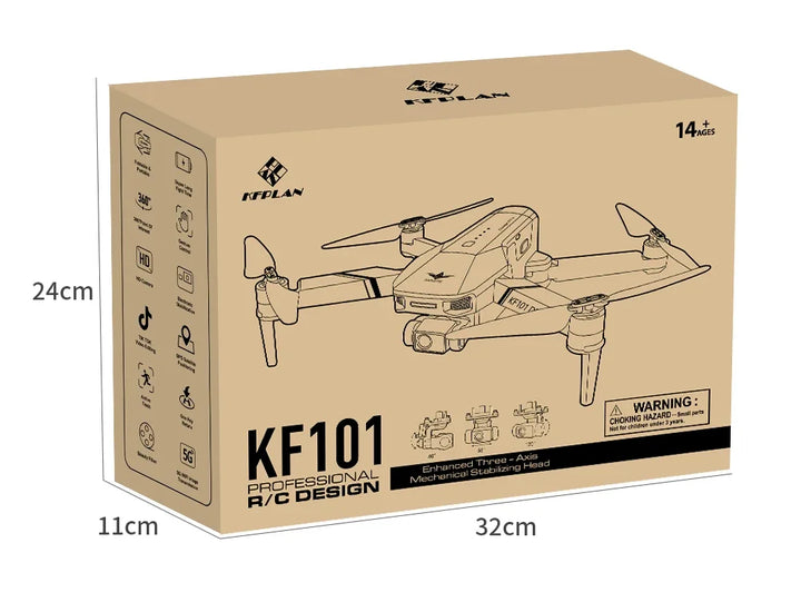 SJRC F22 S2 PRO+ Professional Drone With 4K EIS Camera 6KM FPV Obstacle Avoidance GPS Quadcopter vs KF101 3-axis Gimbal RC Dron