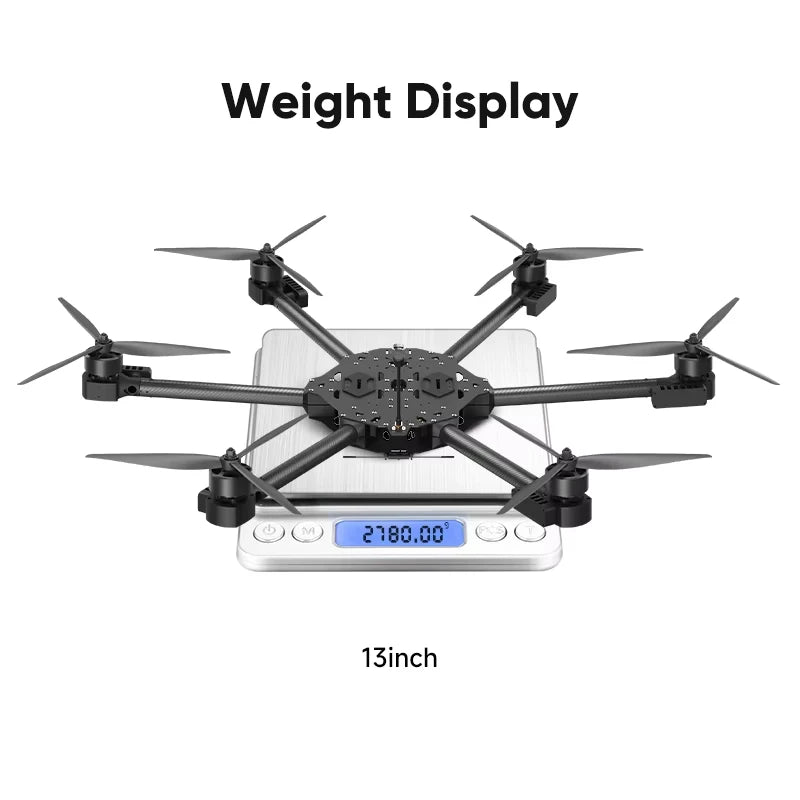HS Airforce HS-P136M 13" Industrial Hexacopter 15KG MTOW 9.5KG Payload