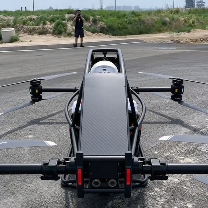 SHUIMAN JINSHAN CY-KT01 eVTOL Manned Aircraft — Single-Seat, 30-Min Flight, 120kg Payload, 23kW, Aviation Aluminum & Carbon Fiber