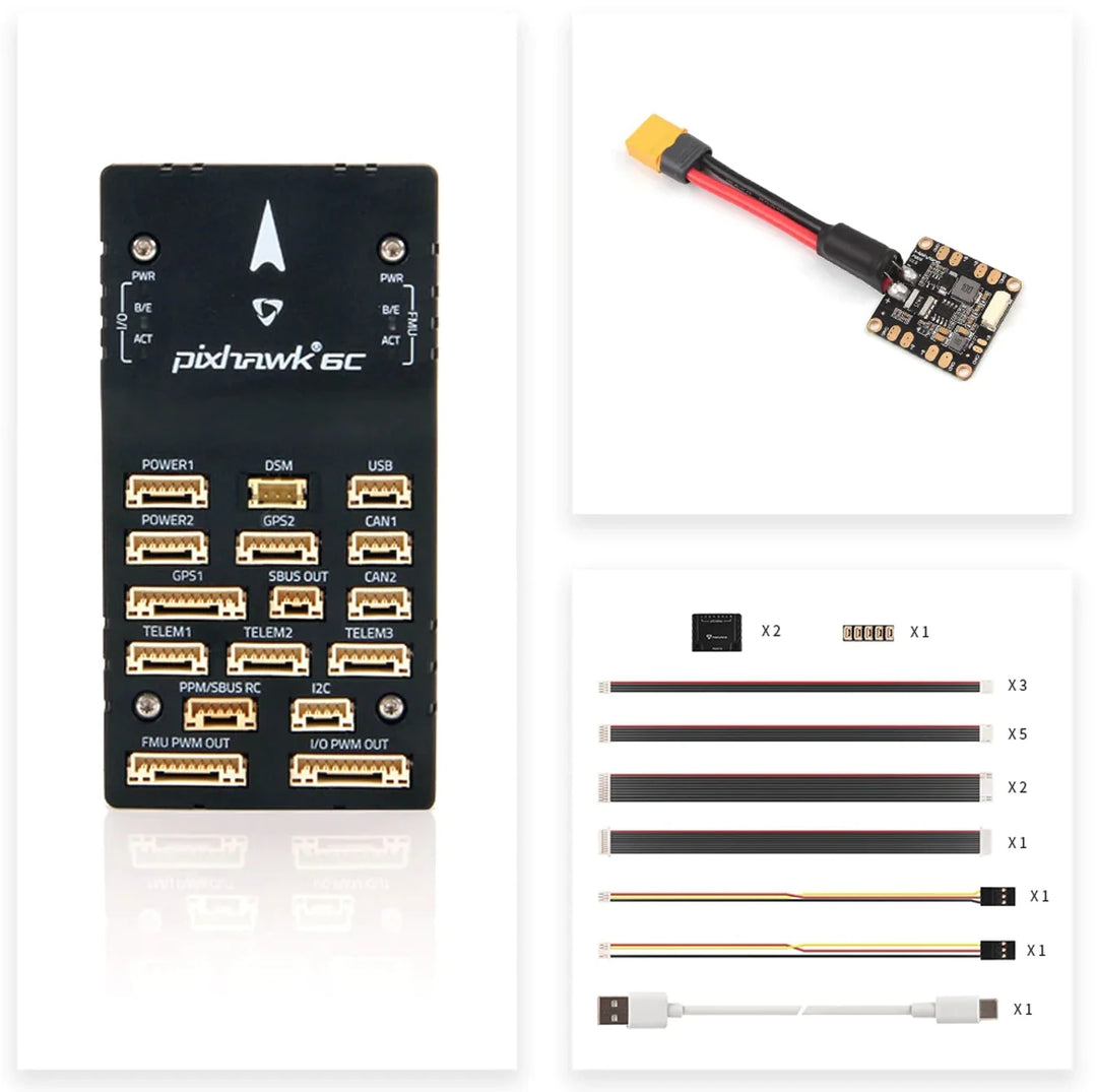 Holybro Pixhawk 6C Flight Controller — PX4/ArduPilot, Metal Shell, M10/M9N GPS Options