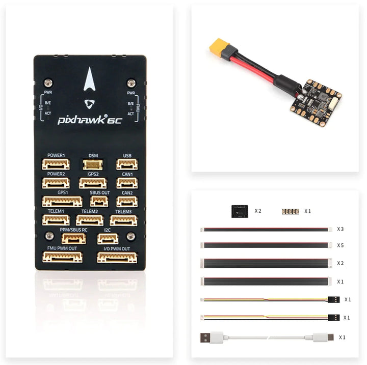 Holybro Pixhawk 6C Flight Controller — PX4/ArduPilot, Metal Shell, M10/M9N GPS Options