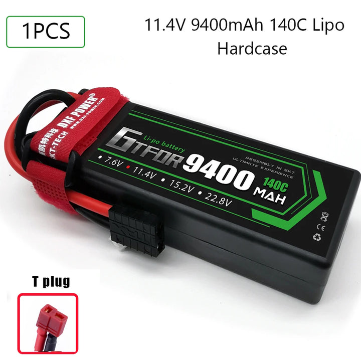 Batteries Lipo 7.6V 11.4V  7.4V 11.1V 15.2V 14.8V 22.2V 2S 3S 4S 6S 9400Mah 6300Mah 6500mAh 6200mAh 01000mAh 8400mAh 9200mAh Car