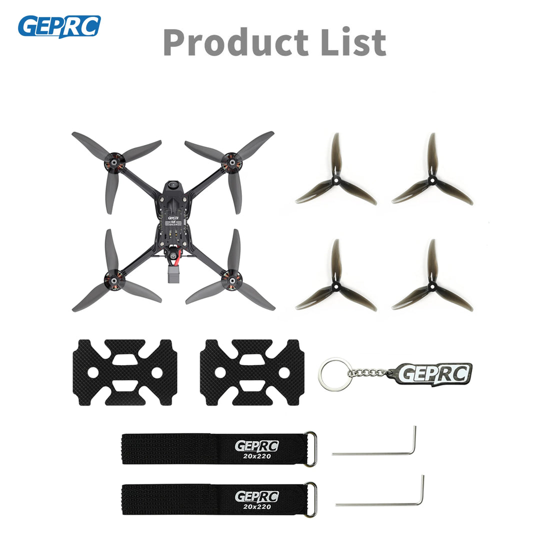 GEPRC Racer FPV Racing Drone TAKER F722 E55A Stack SPEEDX2 2207 TMOTOR F60PROV Drone Kit VTX Light Fast Freestyle RC Quadcopter