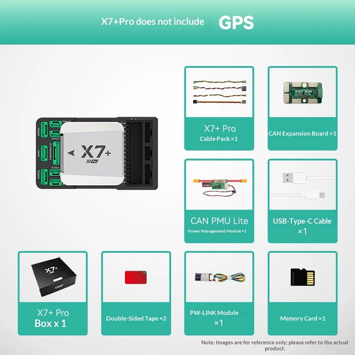 CUAV X7+ Pro Enterprise Flight Controller — STM32H743, ADIS16470 IMU, RM3100, 14 PWM, PX4 & ArduPilot, VTOL & Fixed-Wing
