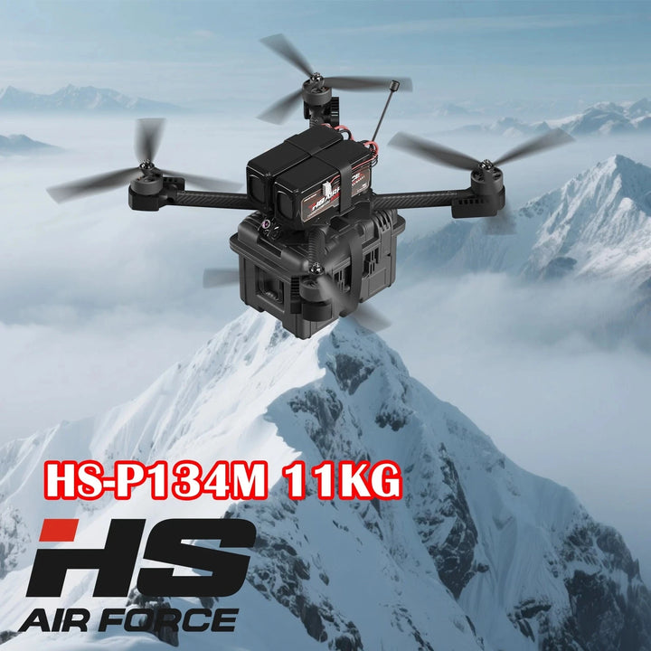 HS Airforce HS-P134M 11KG Heavy-Lift Long-Range FPV Drone 7KG Payload 130KMH ELRS 8S LiPo