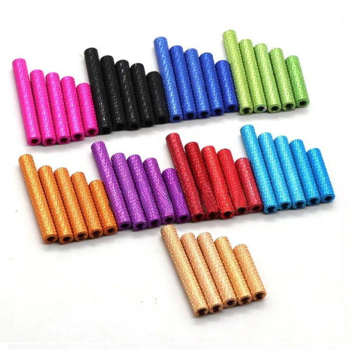 M2 Aluminum Standoff Spacers 10pcs — Knurled Round Column for FPV Drone & RC Multicopter Builds