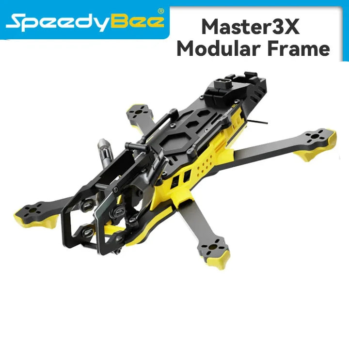 SpeedyBee Master3X 3-3.6 Inch FPV Drone Frame Modular Carbon Fiber Racing Freestyle Quadcopter Frame for RC Drone DIY