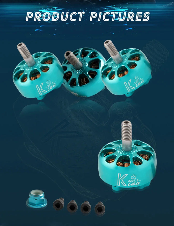4pcs/Lot Flash Hobby King Series K2207.5 2207 1900KV/ 2500KV/ 2750KV Motor For FPV Racing Edition Parts