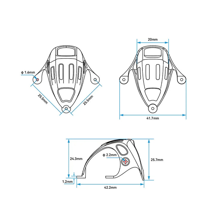 BETAFPV Canopy for O4 Air Unit Camera  Meteor65 Pro / Meteor75 Pro Frame for Meteor65 Meteor75 Pro HD O4 Drones
