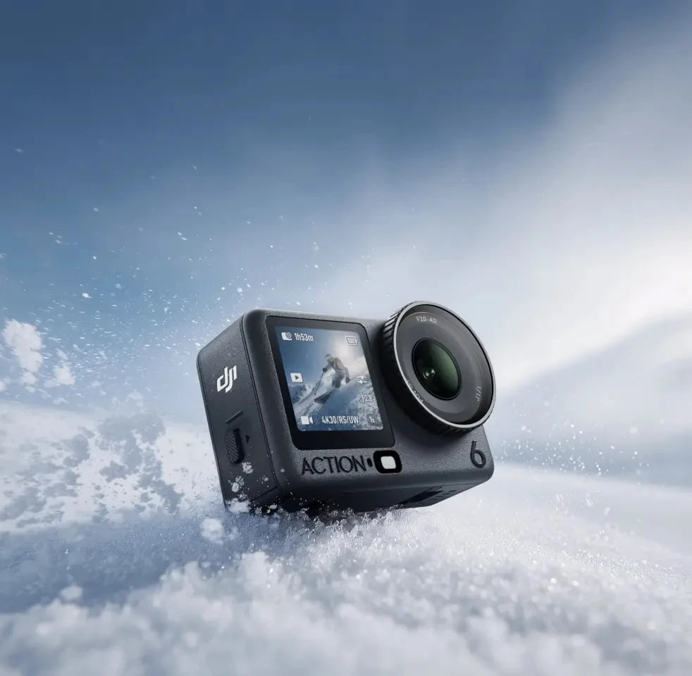 DJI Osmo Action 6 - 8K Action Camera with Variable Aperture & 1/1.1-Inch Sensor
