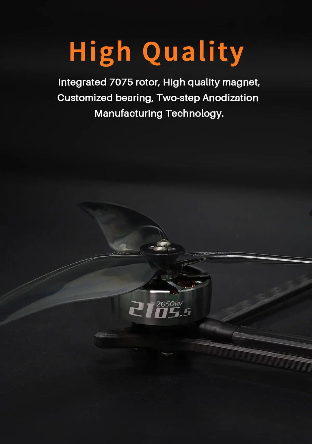 GEPRC SPEEDX2 2105.5 2650KV/3450KV Motor Suitable Cinelog35 Series Drone For DIY RC FPV Quadcopter Freestyle Drone Accessories