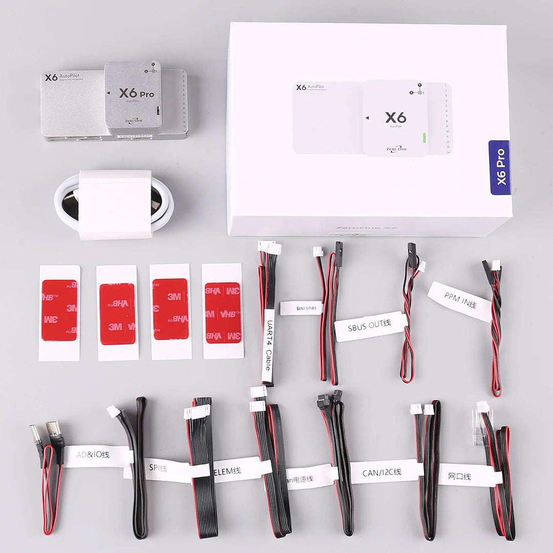 Zero One X6 Pro Enterprise Flight Controller — FMU v6X, STM32H7, Triple IMU, ICM42653, RM3100, 100Mbps Ethernet, VTOL & PX4
