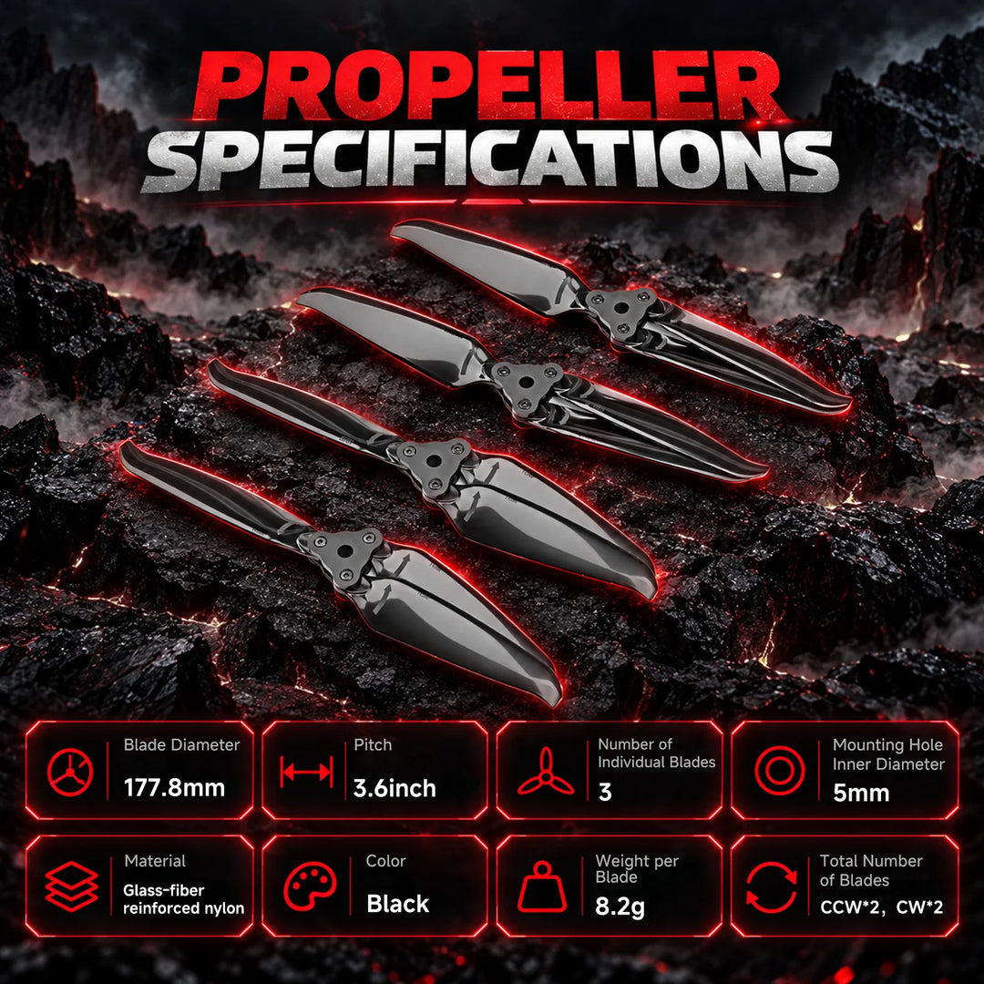Droneer X701 7-Inch PNP FPV Drone | H743, GPS & 6S