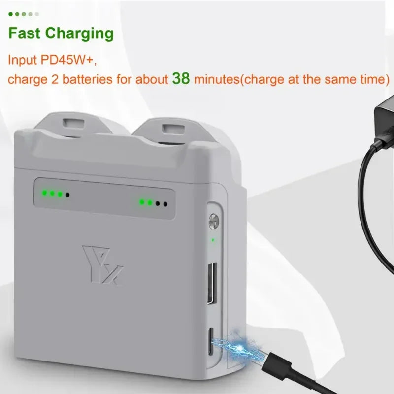 For NEO Drone 2-ways Charging Hub Compatible NEO Charger Manager Intelligent Battery Charging Butler Power Bank Accessories