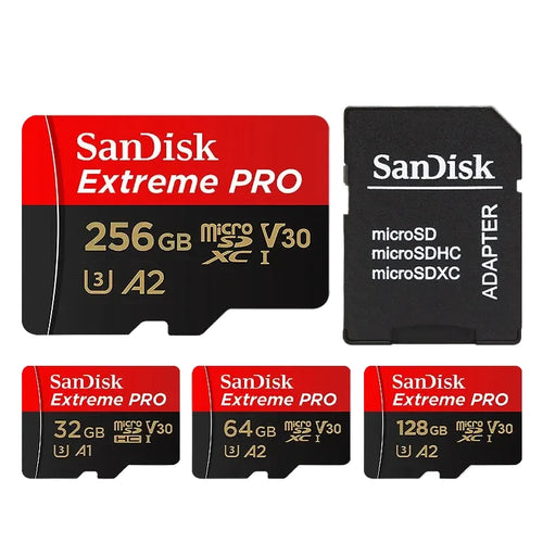 SanDisk Extreme Pro microSD Card | U3, V30, A2, 4K