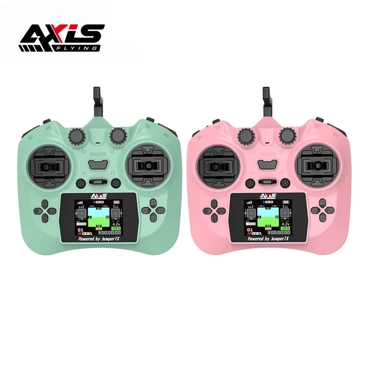 Axisflying ELRS 2.4G Radio Transmitter - 12CH 100mW Hall Sensor Gimbals with HD Color Screen