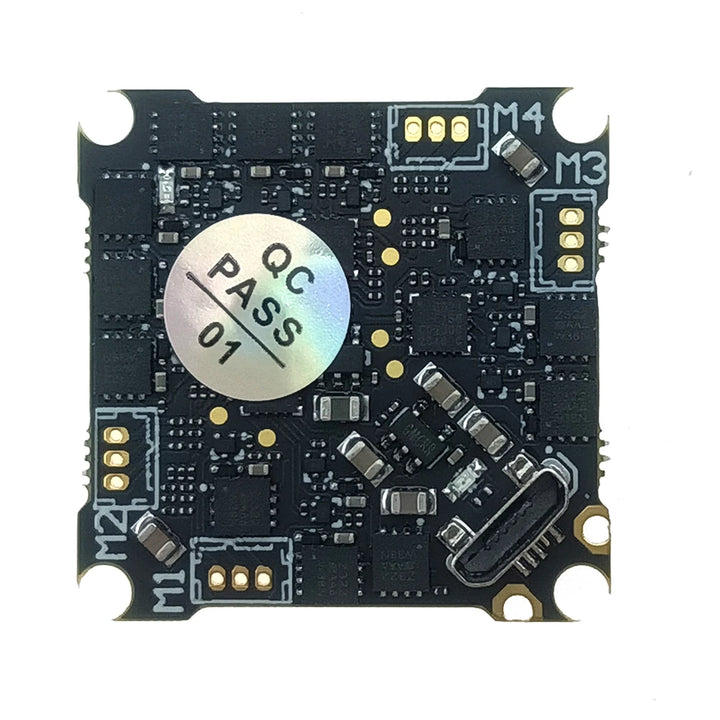 JHEMCU Ruibet F4AIO 12A F411 Flight Controller BLHELIS 12A 4in1 ESC 1-2S 25.5X25.5mm for FPV Tinywhoop Cinewhoop