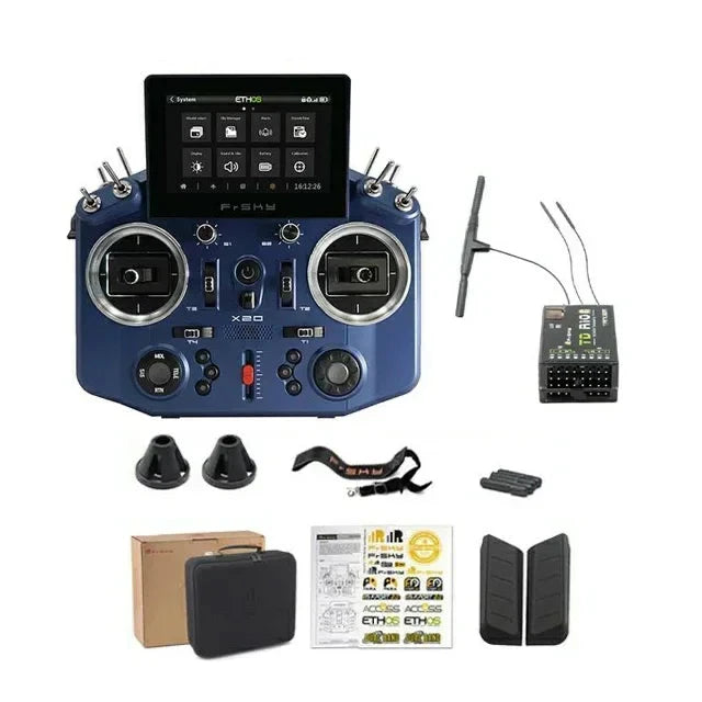 FrSky Tandem X20 / X20S RC Transmitter — Dual-Band 900M/2.4G, ETHOS, Hall Gimbals, 16/32CH, 50-100km TD Mode