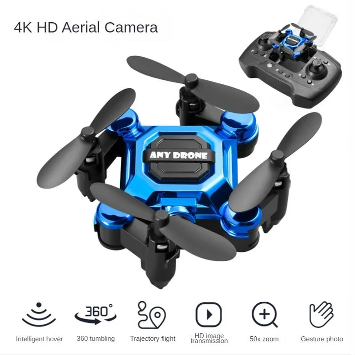 360 Degree 4k High-definition Rotating Remote Control Folding Mini Drones Outdoor Aerial Photography