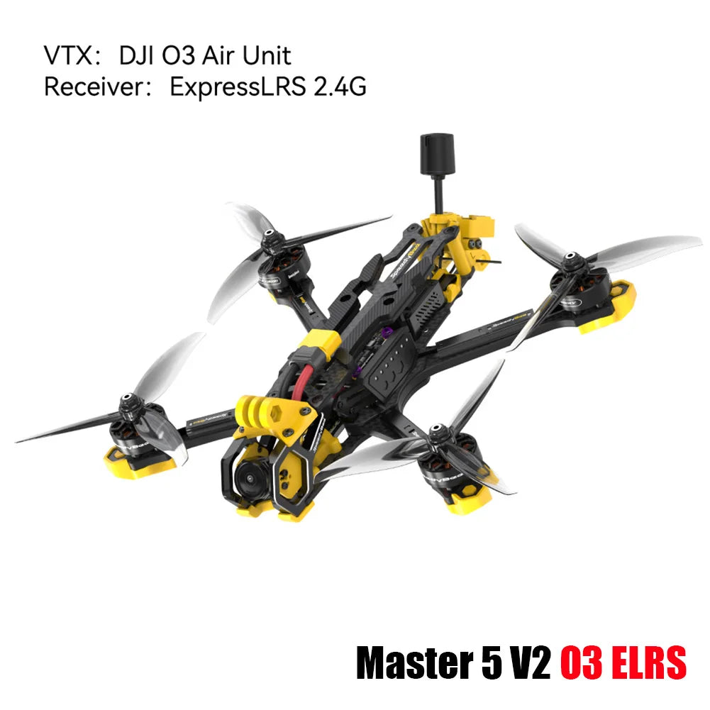 SpeedyBee Master 5 V2 5" FPV Drone - DJI O3 Air Unit F405 V3 2306 1900KV 6S