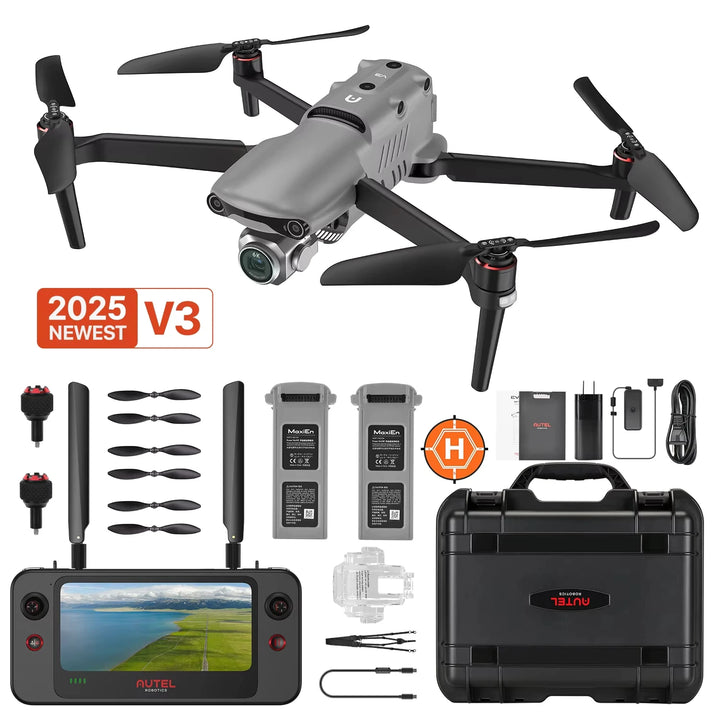 Autel Robotics EVO II Pro V3 Professional Camera Drone — 6K, 1" Sony CMOS, 40 Min, 15km, 360° Obstacle Avoidance