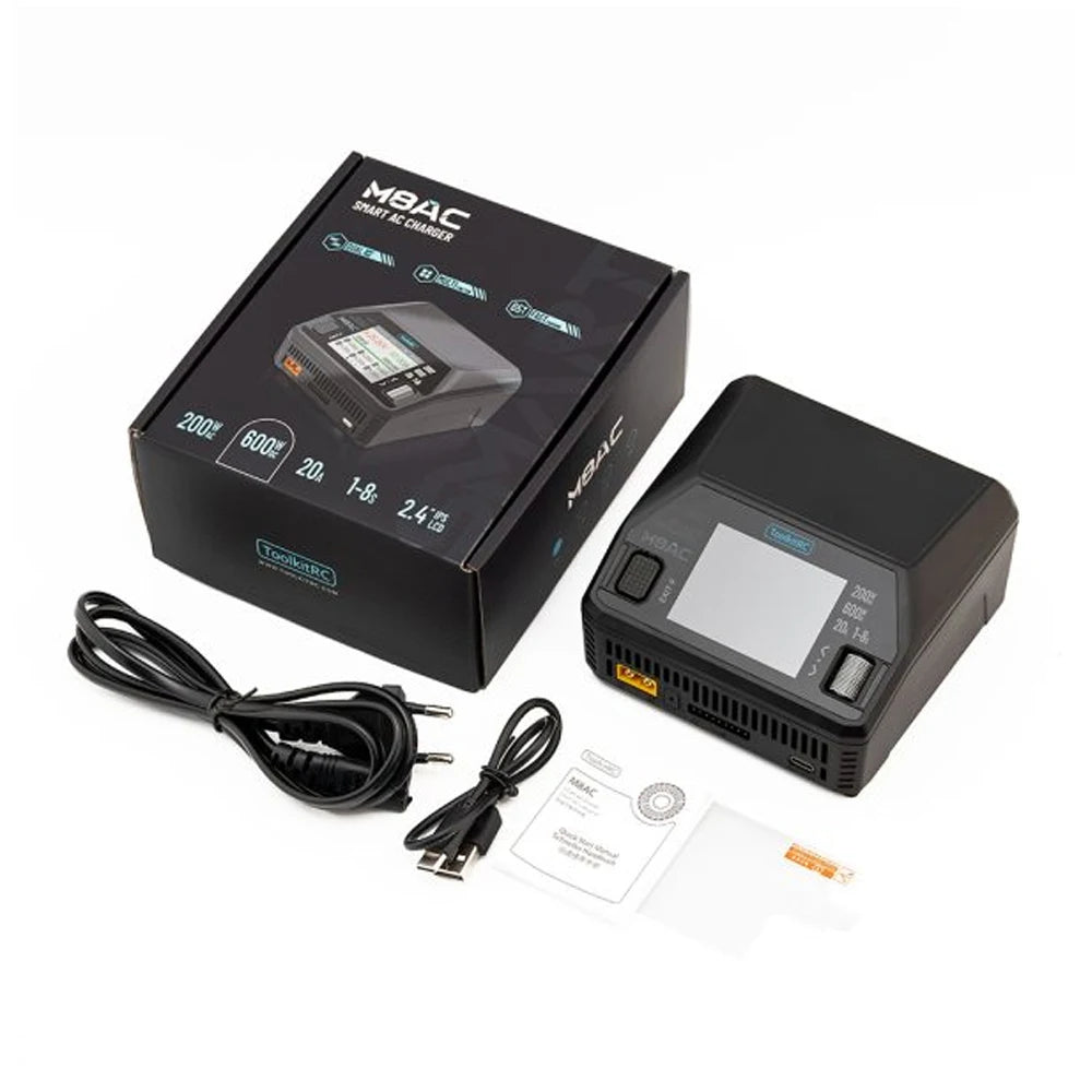ToolkitRC M8AC 600W 20A Smart Battery Charger