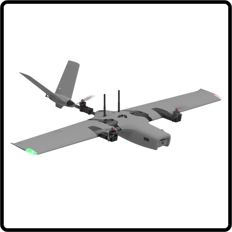 Argus 1200mm ROC Wing VTOL Fixed-Wing UAV — ArgusFPV H7 FC, GPS, 40–60km Range, PNP