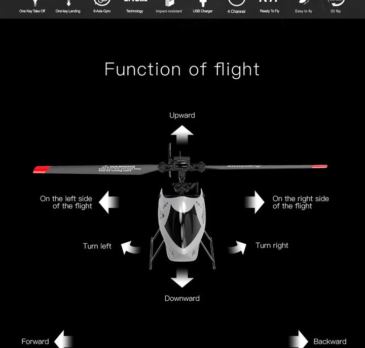 C129 V2 Rc 2.4g  Helicopter 4 Channel  Helicopter Charging Toy Drone Model Uav Outdoor Aircraft Rc Dronetoy Boys' Toy