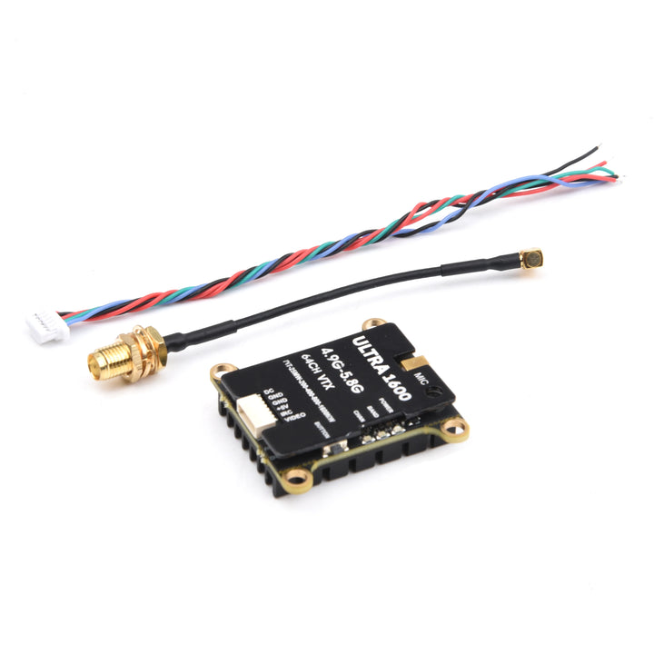 NEW 64CH 4.9G-5.8G 1.6W / 2.5W FPV VTX Transmitter with antenna For Long Range FPV Racing Drone Frame