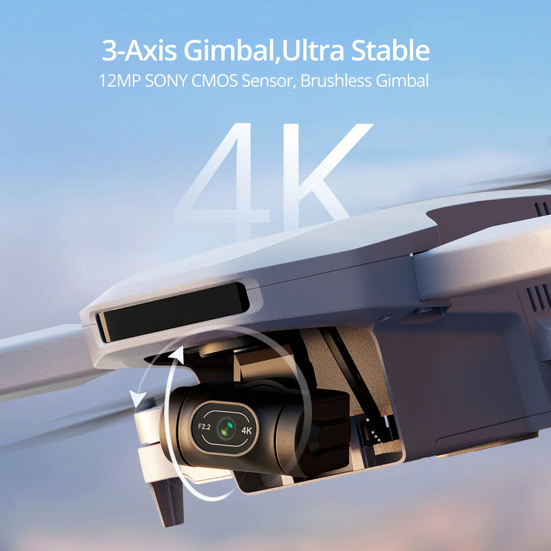 Potensic ATOM Fly More Combo — 4K/30fps Sony CMOS, 3-Axis Gimbal, Under 249g, 6km Range, GPS, 3 Batteries