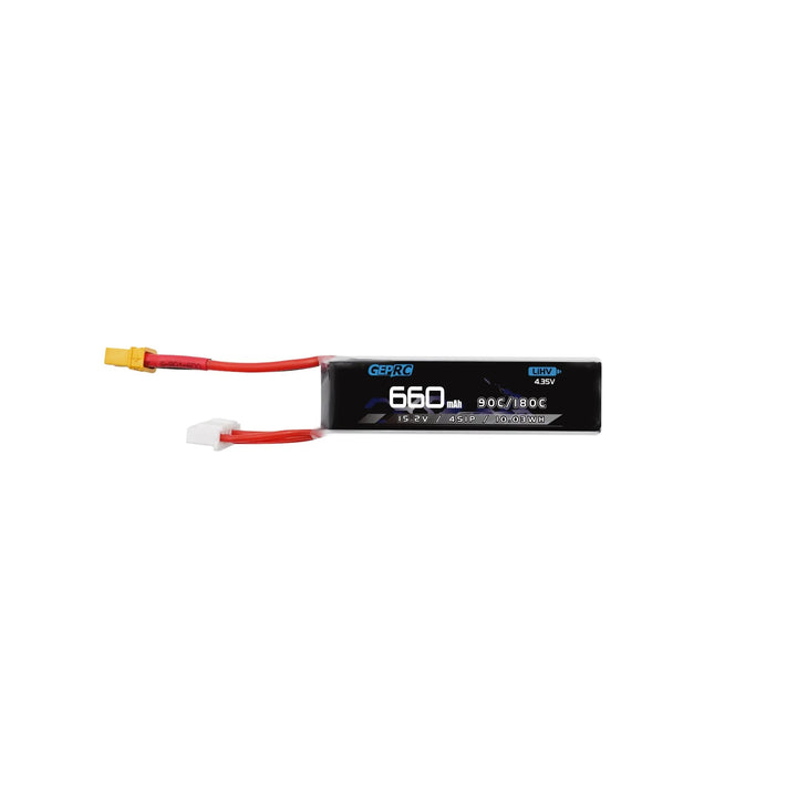 10PCS GEPRC 4S 660mAh 90/180C XT30 HV 3.8V/4.35V LiPo Battery Suitable For Cinelog Series For RC FPV Quadcopter Drone