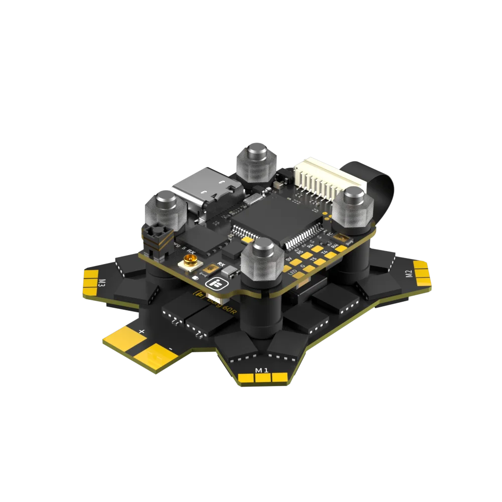 iFlight Borg 5S RX Stack (60R ESC) Flight Controller Built-in ELRS 2.4GHz Receiver Support LIHV battery for Racing FPV Parts