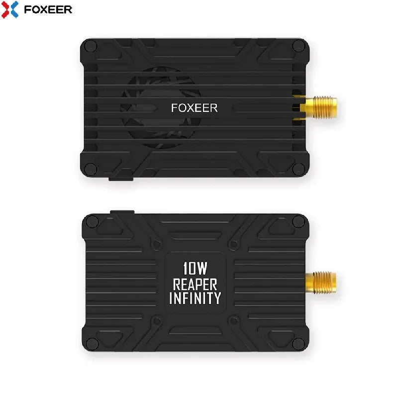 Foxeer Reaper Infinity V2 5.8GHz VTX — 2.5W / 5W / 10W, 80CH, 9–36V, 48g, 20×20mm, SMA, for FPV Long Range Drones