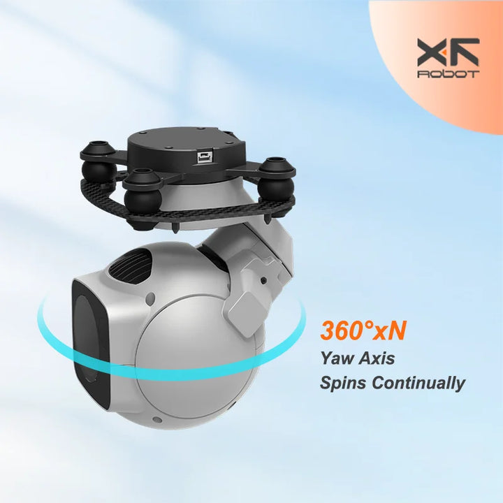 XF-D-80N 4K 40X Hybrid Zoom 3-Axis Night Gimbal Camera — UAV Pod Payload